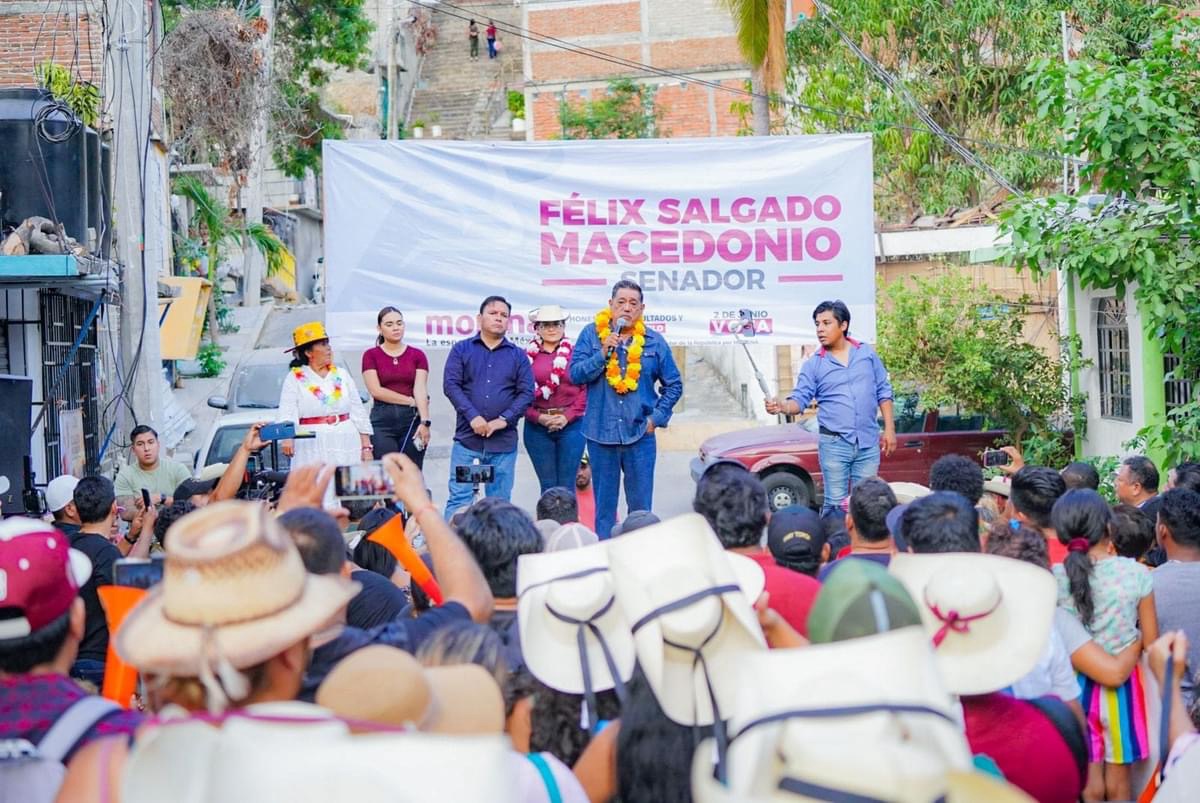 Morena triunfará con el pueblo, celebra Félix Salgado en Acapulco