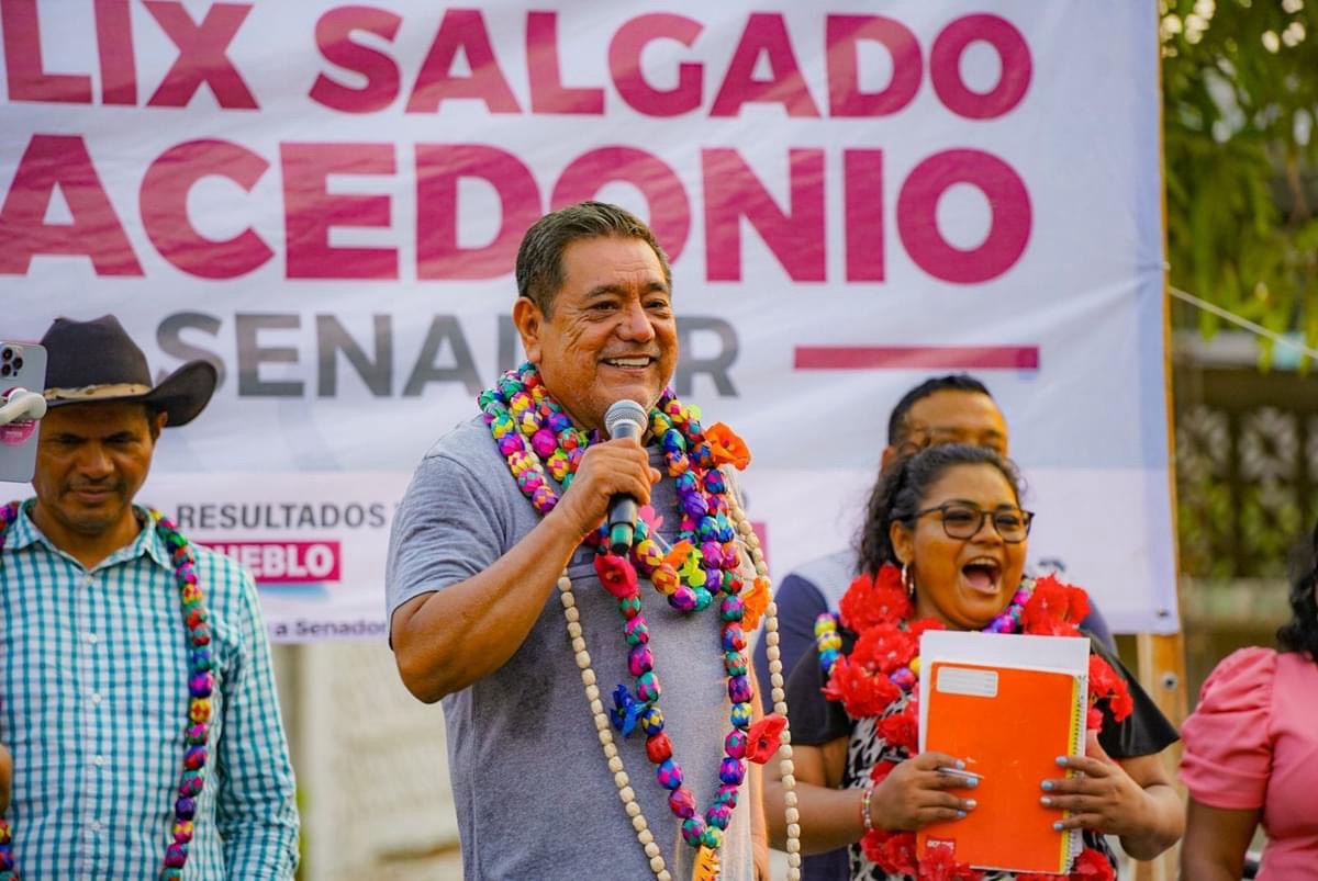 EN POLÍTICA NO PELEARSE CON NADIE , EXPRESA FÉLIX SALGADO EN ACAPULCO