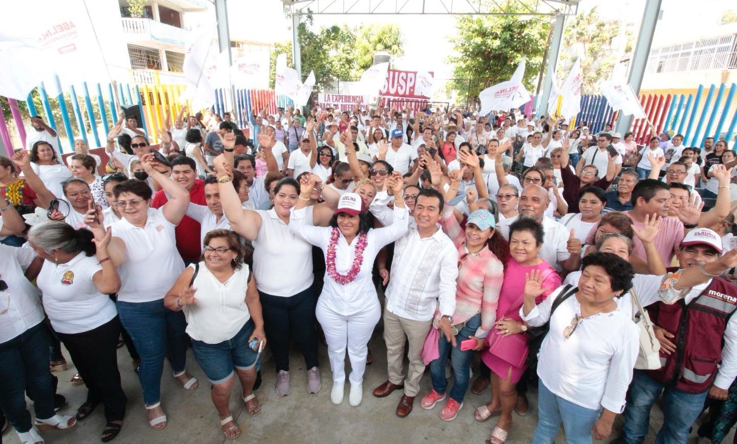 Maestras y maestros acapulqueños, se pronuncian por la continuidad de Abelina López